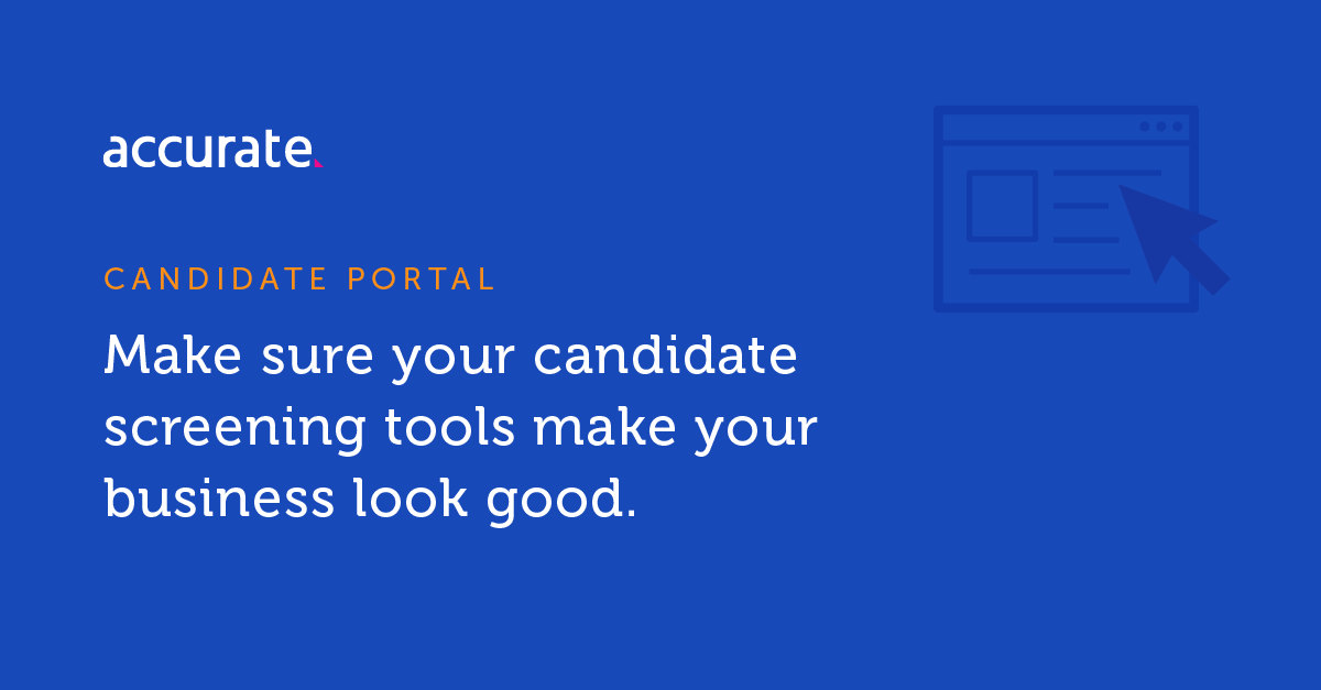 Candidate Portal - Accurate